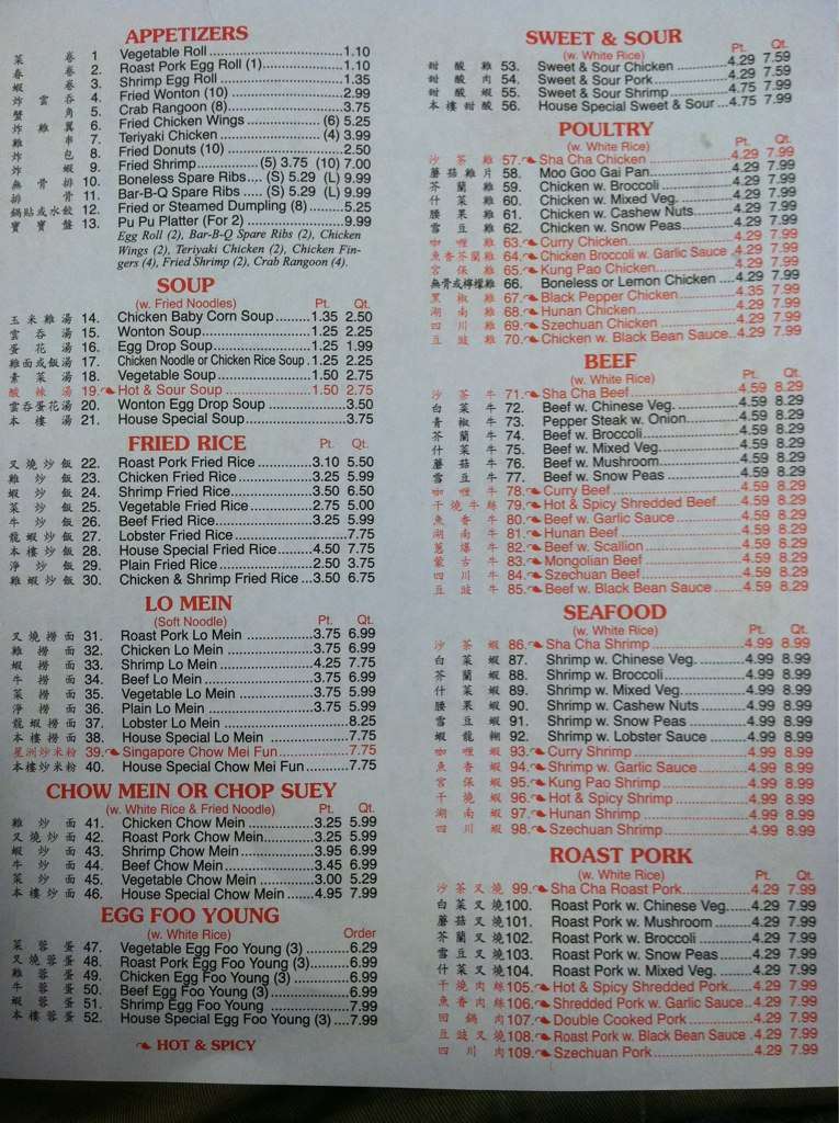 Chen Garden Menu Menu For Chen Garden West Knoxville Knoxville