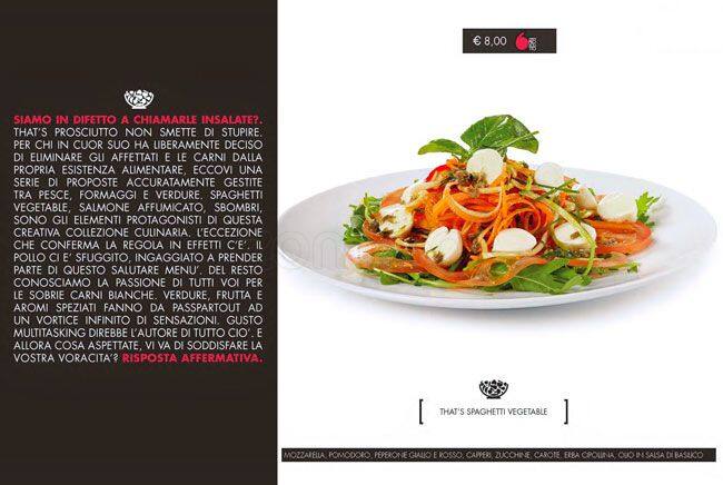 Menu di That's Prosciutto 