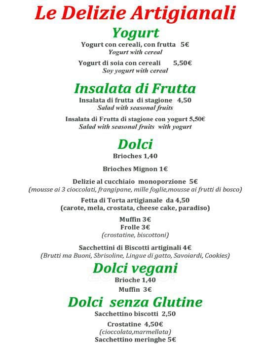Menu di Verdi's 