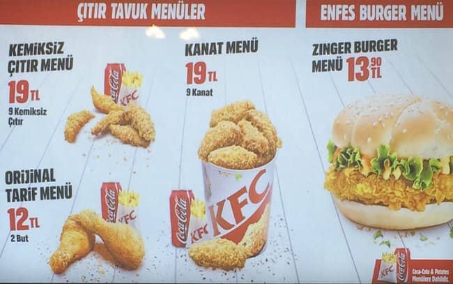 KFC Menü, KFC, Maslak Merkez, İstanbul için Menü - Zomato ...