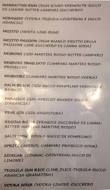Menu di Sgroi Panificio & Pasticceria 