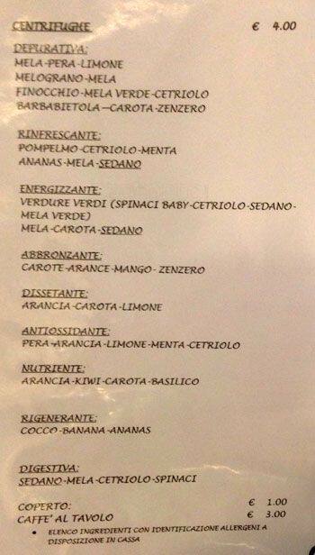Menu di Sgroi Panificio & Pasticceria 