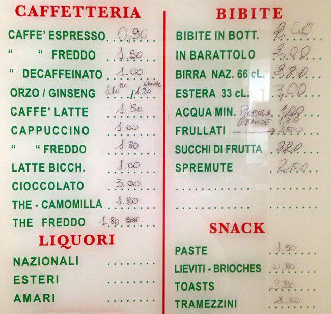 Menu di Ballabè 