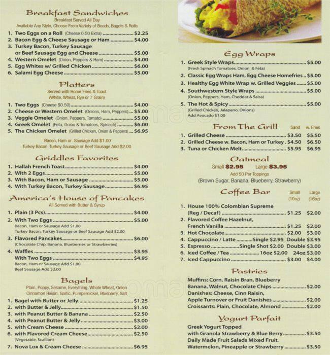 America's Finest Deli Menu Urbanspoon/Zomato