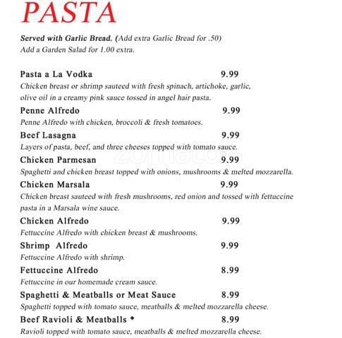 Menu at Pizza Fino pizzeria, Houston, Beechnut Street # B # B