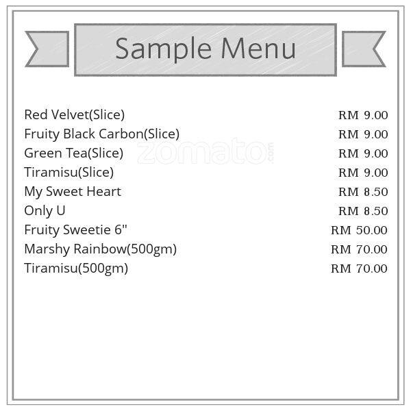 Breadstory Menu, Menu for Breadstory, Taman Segar, Kuala Lumpur