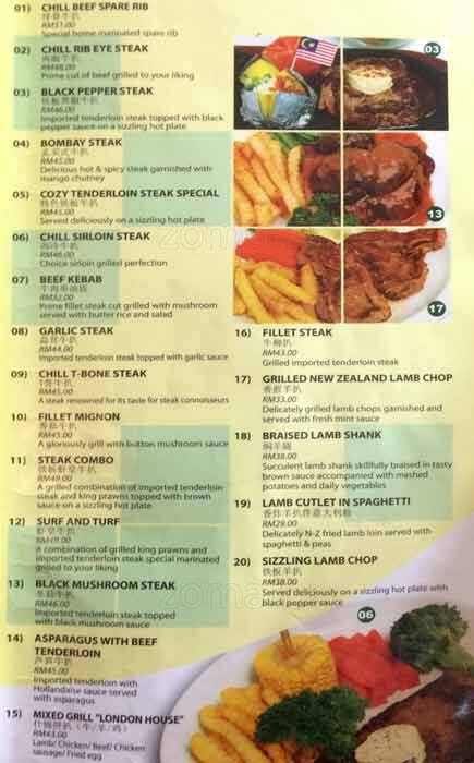 Cozy Corner Menu Menu For Cozy Corner Kuala Lumpur City Center Kuala Lumpur