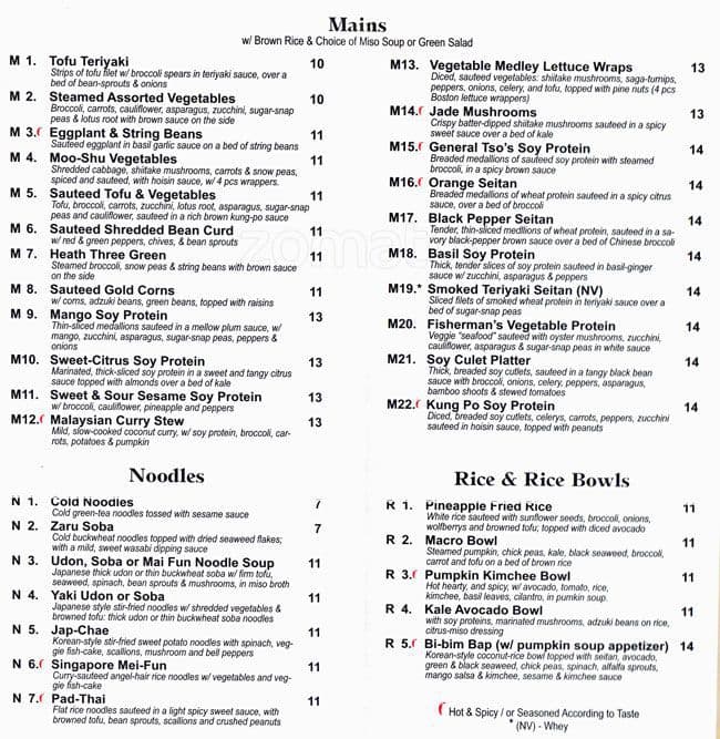 Menu At Jujube Tree Restaurant New York City 35 02 30th Ave