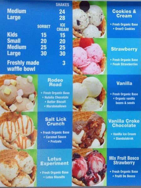 Ice Cream Lab Menu, Menu for Ice Cream Lab, Deira City Centre Area ...