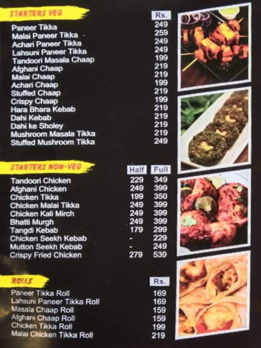 NAWAZISH BIRYANI CENTER menu