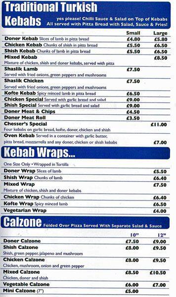 Chesser menu