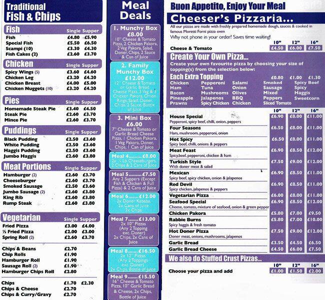 Chesser menu