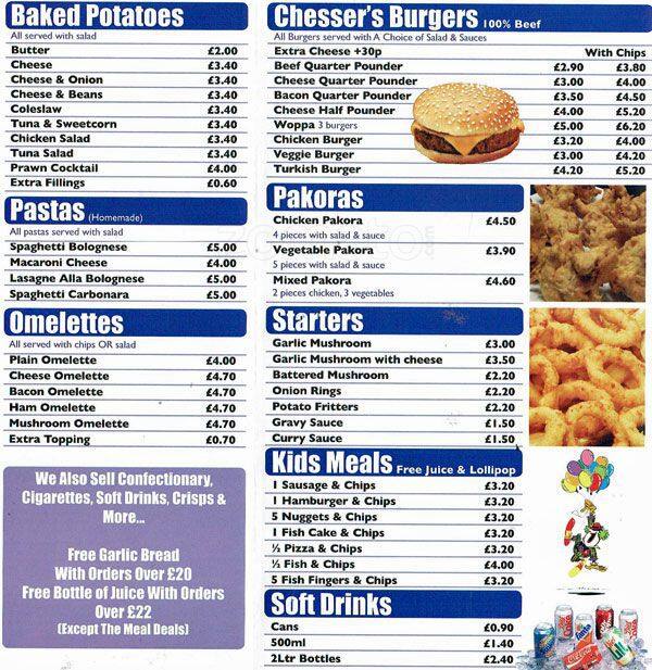 Chesser menu