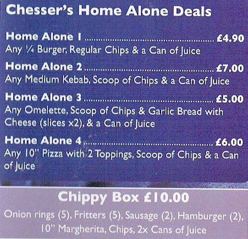 Chesser menu
