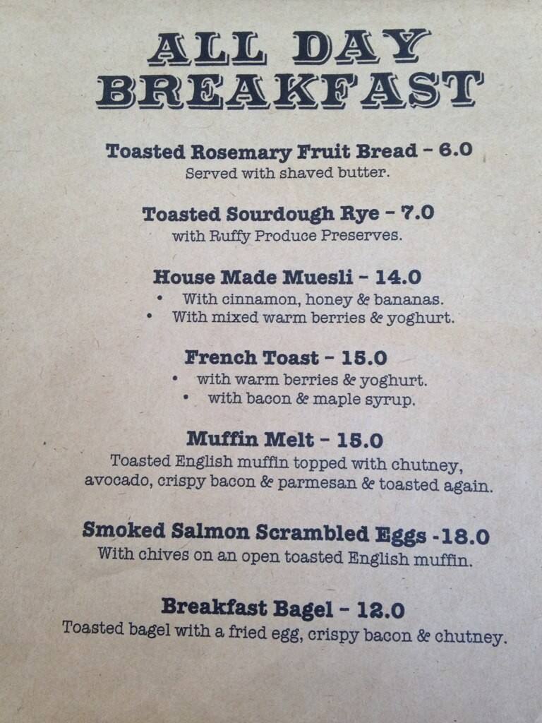 The Black Pudding Menu, Menu for The Black Pudding, Echuca, Echuca