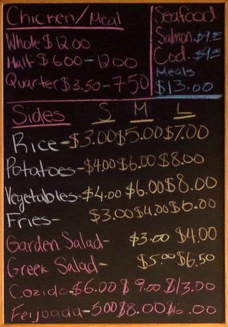 Lavrador B.B.Q menu