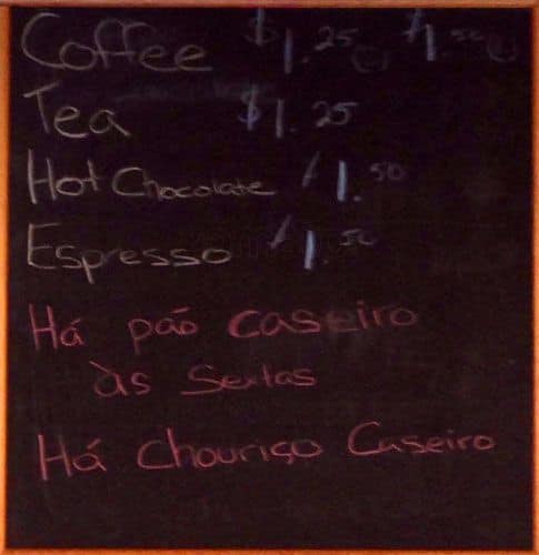 Lavrador B.B.Q menu