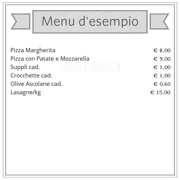 Menu di Capriccio 