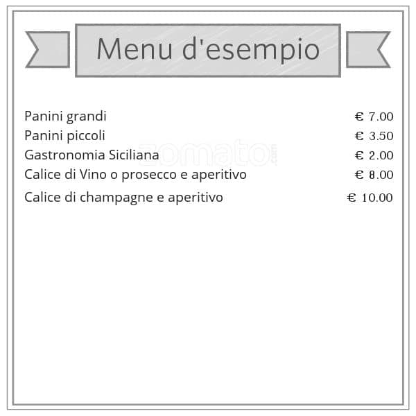 Menu di Tabaccheria Giacomo 
