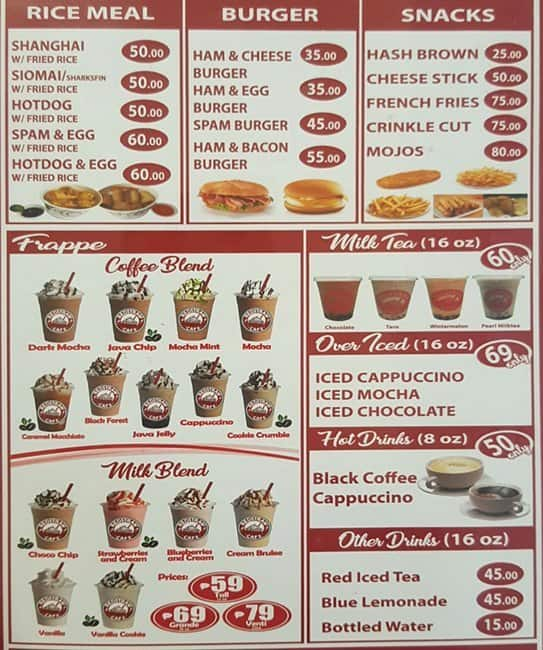 RedStraw Cafe Menu, Menu for RedStraw Cafe, Quiapo, Manila - Zomato ...