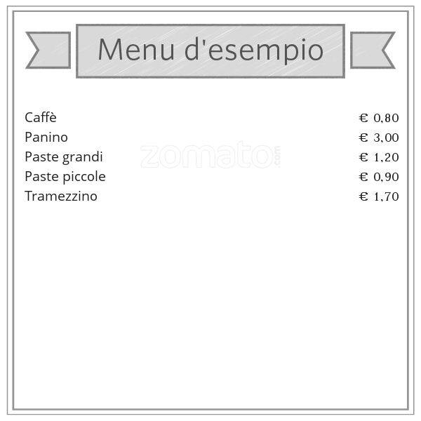 Menu di Mai Dire Caffè 