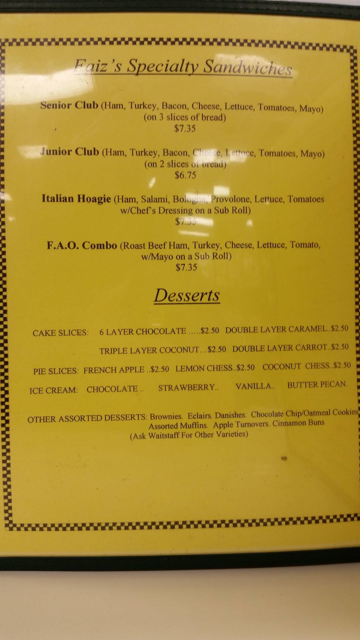 Westbury Deli Menu, Menu for Westbury Deli, Tuckahoe, Richmond