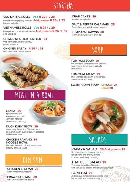 Chimes Menu, Menu for Chimes, Business Bay, Dubai Zomato