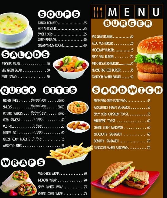 Buy The Way - The Take Away Cafe Menu - Zomato