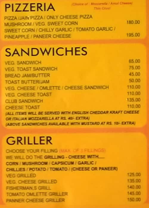 DP's Fast Food Center Matunga BUY 1 GET 1 FREE Offers menu