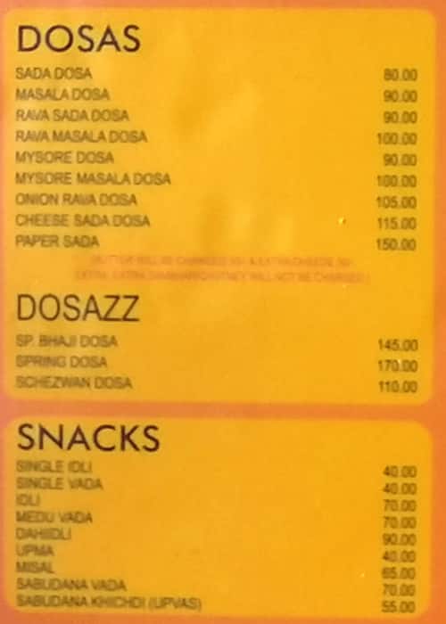 DP's Fast Food Center Matunga BUY 1 GET 1 FREE Offers menu
