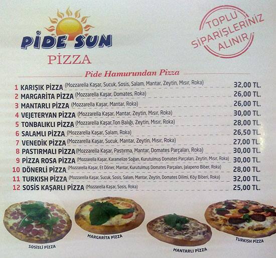 pidesun samsun pide menu menu for pidesun samsun pide moda istanbul