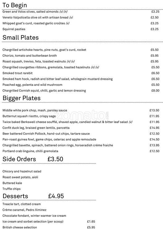 Whitechapel Gallery Dining Room Menu - Zomato UK Whitechapel Gallery Dining Room Menu - Zomato UK