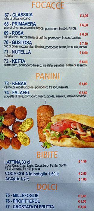Menu di Pizza Max 