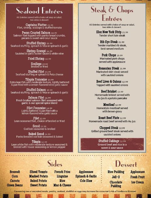 Menu at Coral Springs Diner restaurant, Coral Springs, W Sample Rd