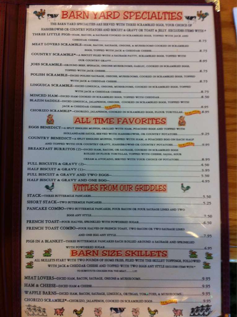 Waffle Barn Menu Menu For Waffle Barn Yuba City Sacramento