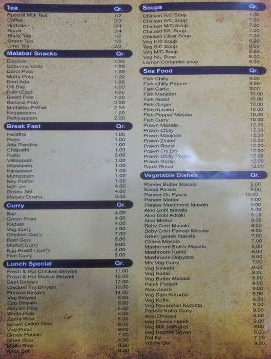 Fresh & Hot Restaurant Menu Zomato Qatar