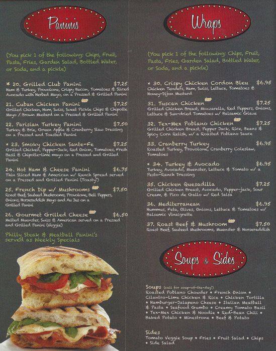 Menu at Park Grill Catering restaurant, Houston, Binz St UNIT 410