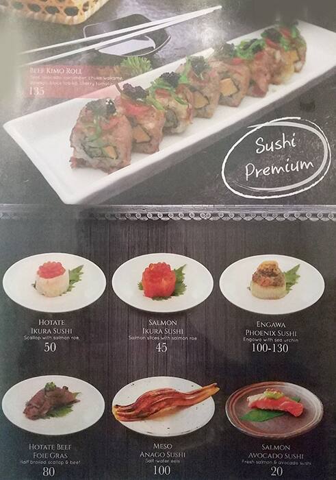 Sushi Masa Menu Menu For Sushi Masa Pluit Jakarta