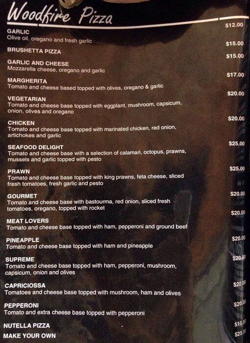 Menu at Heart to Heart restaurant, Merrylands