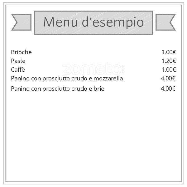 Menu di La Fontanella 