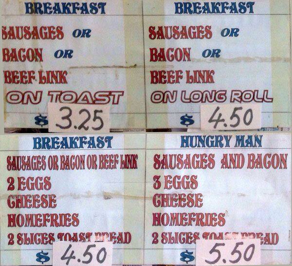 Menu at Salt & Pepper Deli III restaurant, Philadelphia