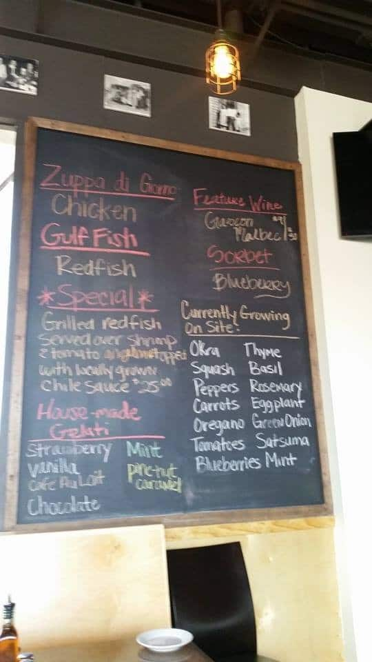 Menu at Oak Oven pizzeria, Harahan