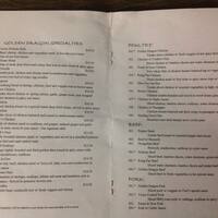 Golden Dragon Restaurant Menu Menu For Golden Dragon Restaurant