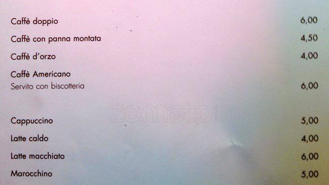 Menu di Gucci 