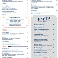 Italian Kitchen Menu Menu For Italian Kitchen West End Vancouver