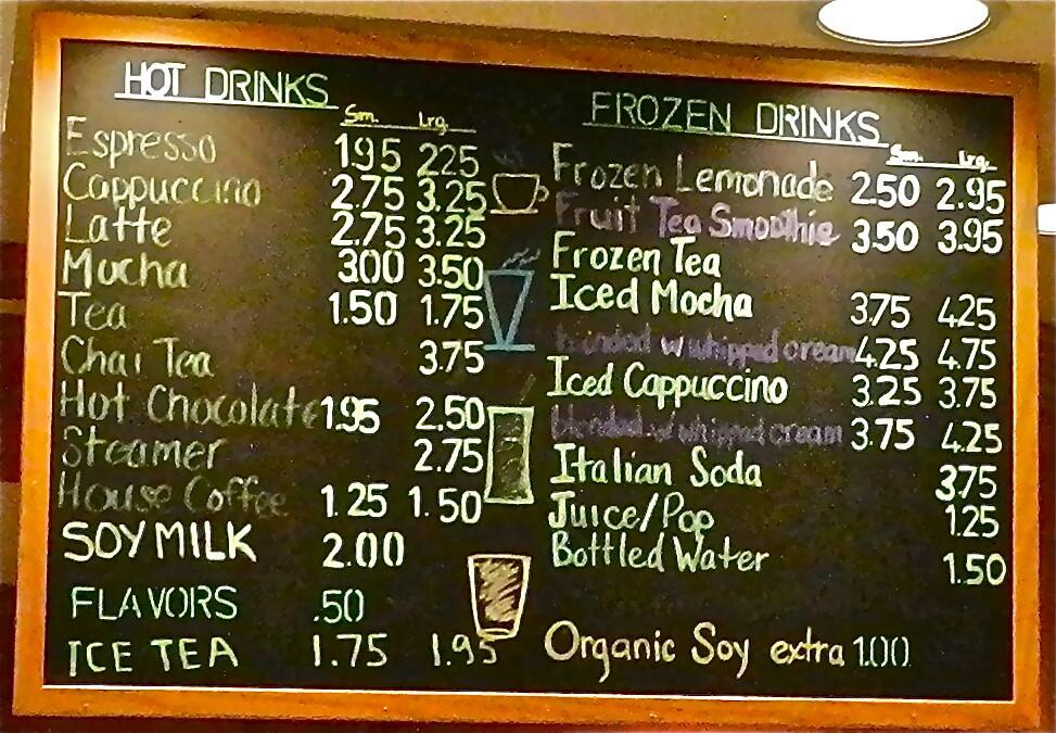 Menu at Astoria Pastry Shop desserts, Detroit, 541 Monroe St