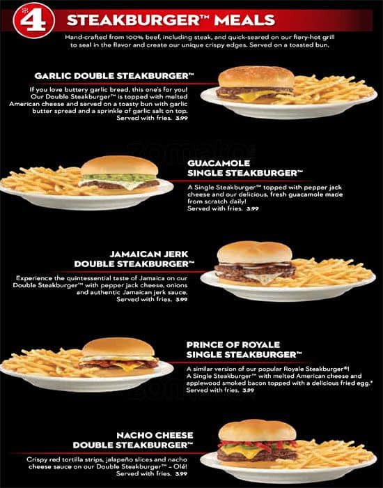 Menu at Steak 'n Shake fast food, Rockford, E State St