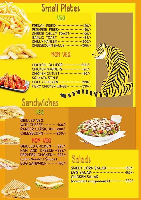 Food  Check out the Royal Bengal Tiger Cafe's second outlet on