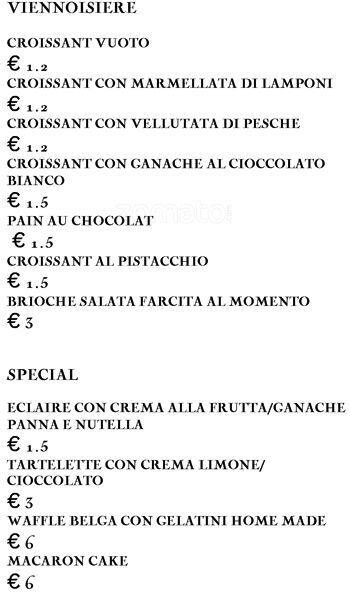 Menu di kitchenette 