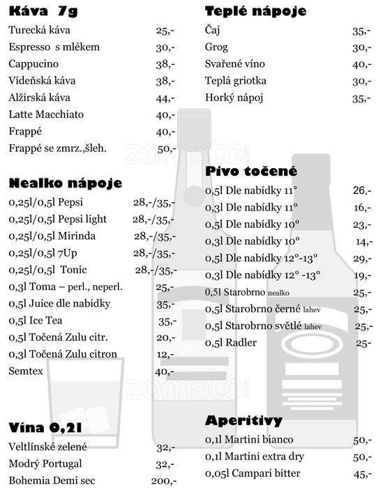 Corner menu